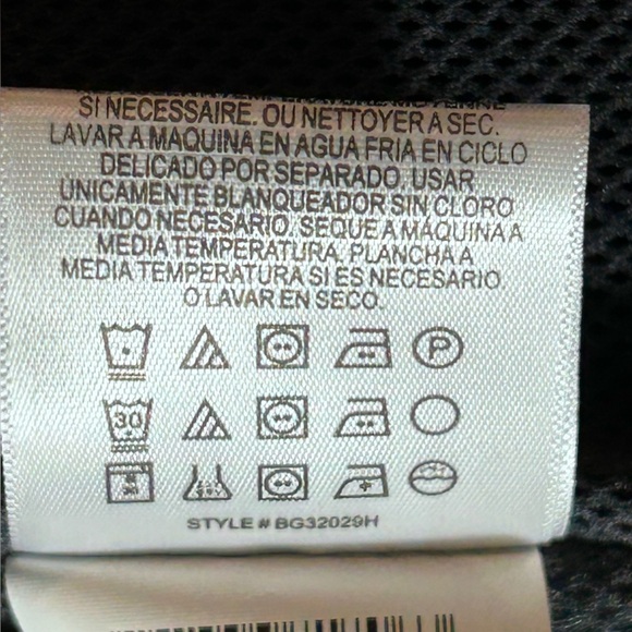 BCBGeneration Black Hooded Zipper Snap Utility Jacket Size L - Picture 10 of 16